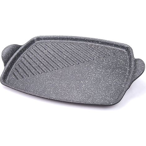 Moneta Gusto bistecchiera alluminio 35x25 cm (1/5)