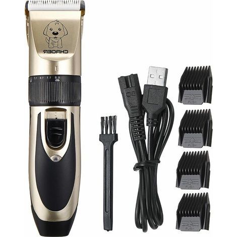 Tondeuse à cheveux électrique professionnelle USB Pr chien chat toilettage d'animaux (1/3)