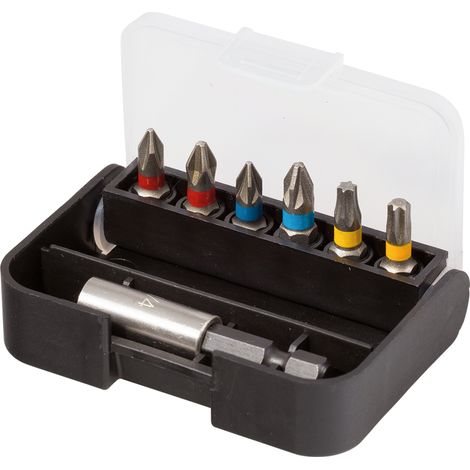 Jeu d'embouts de vissage RS PRO x 7 pièces ( Prix pour 1 )