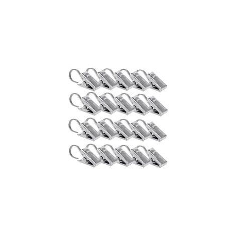 Confezione da 20 clip per tende in acciaio inox, ideali per tende da sole di camper, foto e decorazioni per feste. - Crezuo