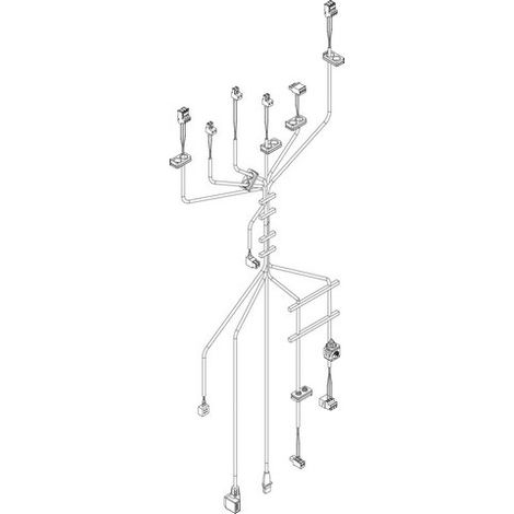 Pièce détachée BOSCH TTNR : 87186690130 Faisceau de câbles module solaire