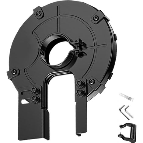 Capot Anti-Poussière Pour Meuleuse d'Angle Sécurité Réglable Universelle et Couvercle De Coupe Universel Pour Meuleuse pour Atelier Construction Réparation Industriel Maison Garage (1/5)