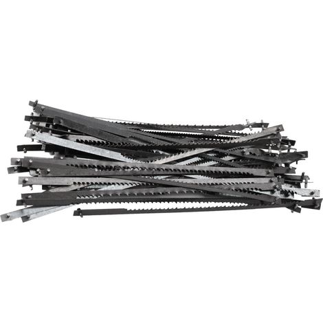 48 pièces lames scie chantourner 4" 105mm épinglées coupe bois pour scie moto (1/5)