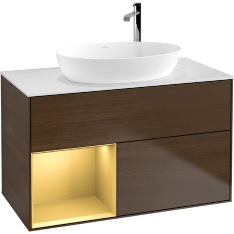 Villeroy & Boch F891HFGN Meuble sous-lavabo Finion F89 (1/2)