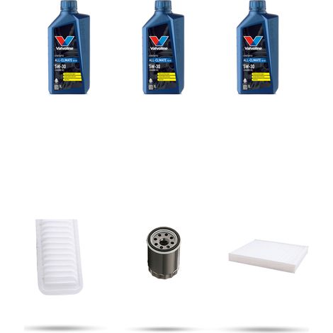 Kit tagliando 3 FILTRI e 3L OLIO compatibile con Suzuki Swift IV 1.2 69kw dal 2010 (1/5)