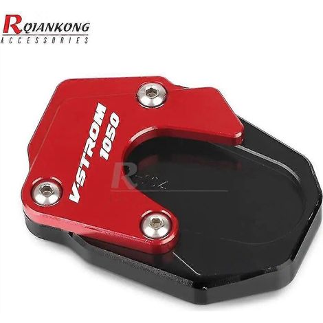 Motorrad-CNC-Fräse für SUZUKI V-STROM 1000/1000XT/1050/1050XT VSTROM DL1000 DL1050 XT Seitenständer-Fußständer-Vergrößerungspolsterung – VSTROM1050 Logo11 (1/5)
