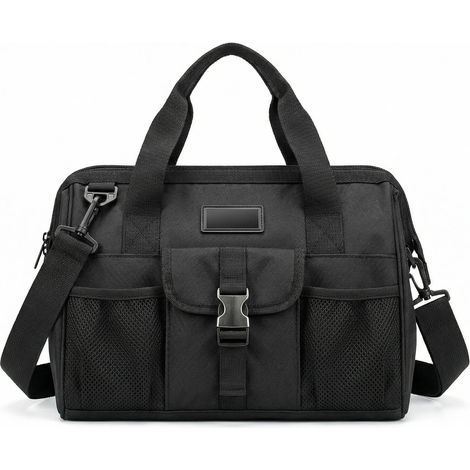 Schwarze, geräumige Friseurtasche von BarberTOP für Accessoires (1/4)