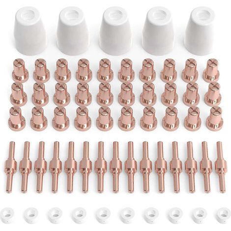 60 consommables de découpe plasma pour lampe torche Cut40 50 avec découpeur plasma PT31 LG40 (1/5)