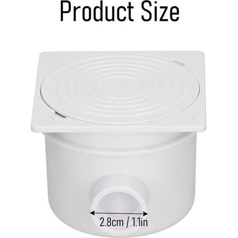 Boîte de Jonction étanche, boîte de Jonction Lumineuse boîte de Connecteurs de Fil de Piscine étanche pour boîte de Commande Jonction de Commutateur de Boîtier électrique(blanche) (1/5)