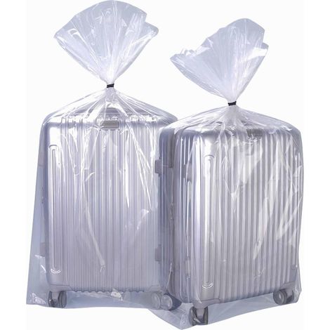 JSSEVN – 5 extra große, transparente Aufbewahrungsbeutel aus Kunststoff, 100 x 150 cm, zum Schutz vor Staub und Gepäck (1/5)