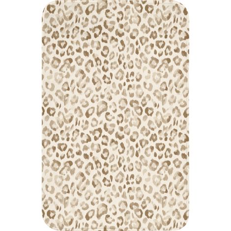 TAPPETINO PER WC Leopardo - Classico - Beige 50x80 cm