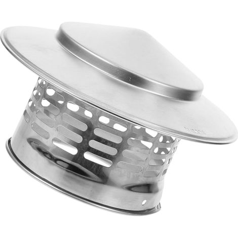 Couvercle De Cheminée Anti-Pluie Chapeau De Cheminée En Acier Inoxydable Résistant Aux (1/5)