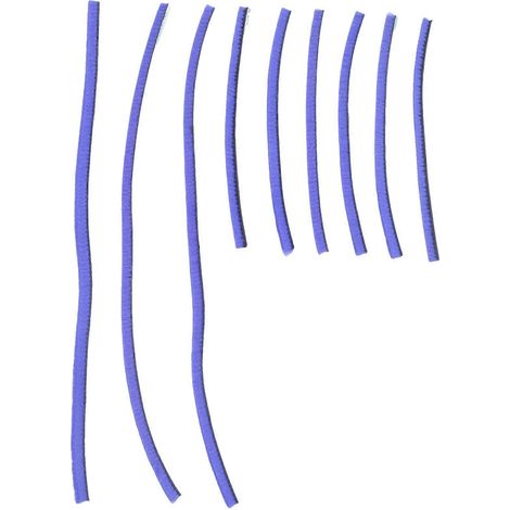 9Pcs Soft Plush Strips pour V6 V7 V8 V10 V11 Aspirateur Soft Roller Head de remplacement Accessoires (1/5)