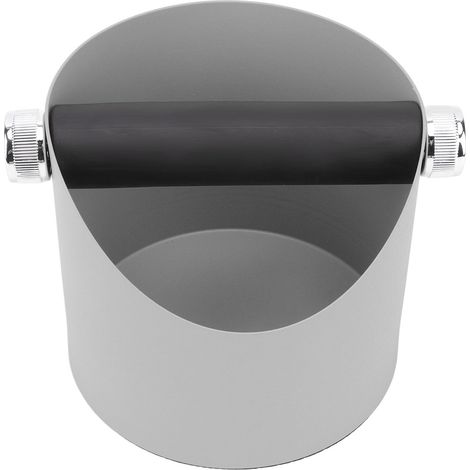 Seau à marc de café anti-dérapant gris pour machine à café domestique, petite boîte de récupération des résidus (1/5)