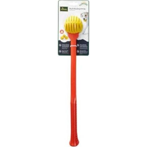 Lanceur de Balles pour Chiens Hunter Jaune Orange Caoutchouc Ballon (1/4)