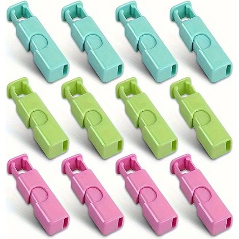 Lot de 12 pinces pour sacs à pain et bagels, fermeture facile et rapide, pour sceller divers sacs. Accessoires de cuisine.