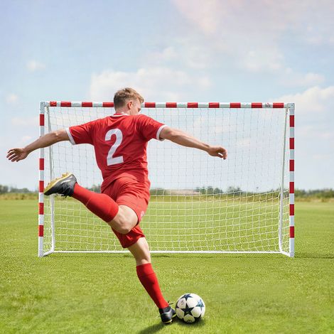 But de football, filet de football pour adultes et enfants 302 x 83 x 201 cm, design moderne (1/5)