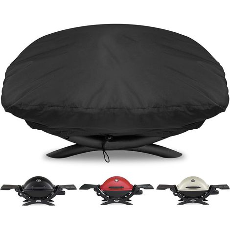 Housse de protection imperméable et anti-poussière en tissu Oxford pour barbecue - dimensions : 67,1 x 44 x 32 cm - compatible avec le barbe (1/5)