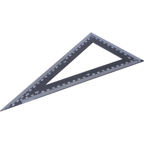 Équerre triangulaire en acier à haute teneur en carbone, outil de mesure pour le travail du bois, angle de 90°, 120 x 300 mm (1/5)
