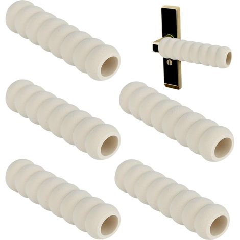 Lot de 4 Couvercle De Poignée De Porte,Tampon De Poignée De Porte,Protection De La Poignée De Protection,Poignée De Porte De Sécurité Pour Enfants En Mousse Souple (1/5)