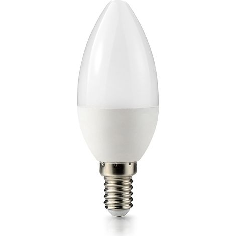 Bombilla LED vela E14 - 6 W - 6000 K