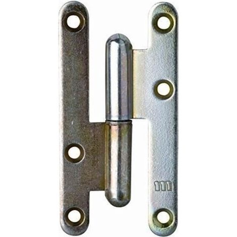 Charnière Amovible Paris - Gauche - 110 X 55 Mm - Acier - Lot De 1