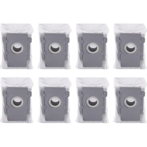 Lot de 8 sacs à poussière pour robot balayeur Irobot I7 I7+e5 E6 I3 (1/3)