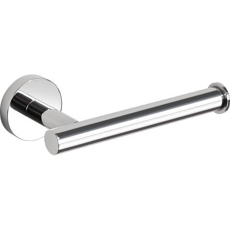 1 Support Rouleau Papier Toilette, Acier Inoxydable SUS304, Finition Chrome Poli, Montage Vertical Ou Horizontal, Pour Salle de Bain (1/5)