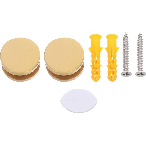 Pinces en laiton pour miroir, lot de 4, support pour miroirs de 5 à (1/5)