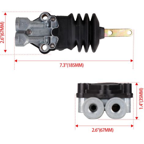 Fournitures de modification automobile, vanne de contrôle de hauteur de suspension pneumatique de cabine de camion et de bus 4640070100, un paquet. (1/4)