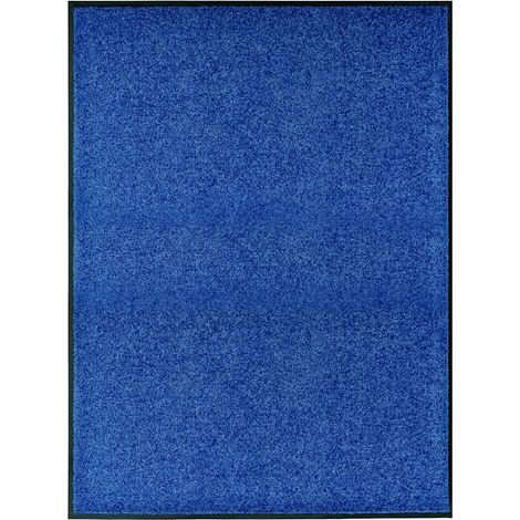 Paillasson lavable Bleu 90x120 cm (1/5)