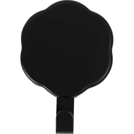Support magnétique pour couronne, crochets de porte magnétiques robustes en métal, support pour couronne d'automne et d'Halloween (noir, 2)