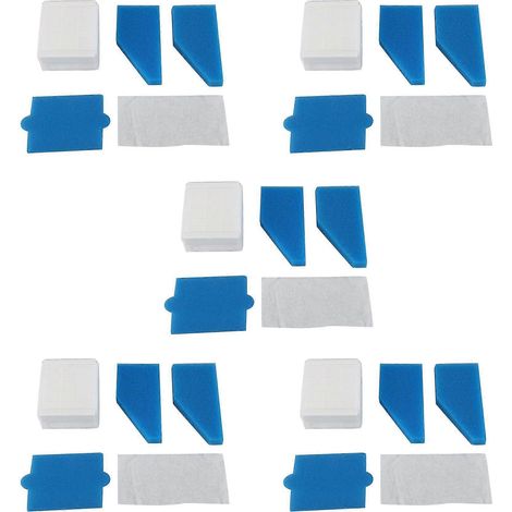 Lot de 25 filtres compatibles avec les aspirateurs Thomas Aqua + Multi Clean X8 Parquet, Aqua + Pet & Family (1/5)