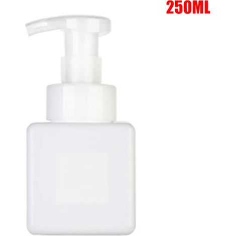 Distributeur de savon portable à pompe à mousse (250 ml) - Flacon de 250/450/650 ml à pression manuelle - Distributeur de savon liquide moussant - Idéal pour la salle de bain (1/5)
