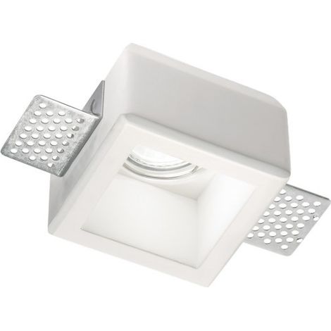 Ideal Lux SAMBA - Plâtre d'intérieur dans le plafonnier encastré 1 lumière blanc, GU10