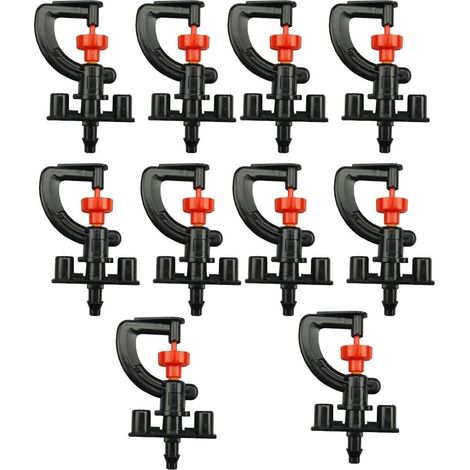 Lot de 10 micro-arroseurs rotatifs pour serre (micro-arroseur rotatif de type G) (1/5)