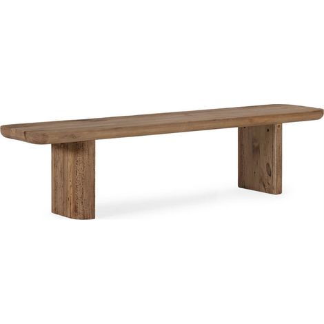 Banc en bois de pin naturel vieilli - Naturel vieilli (1/5)