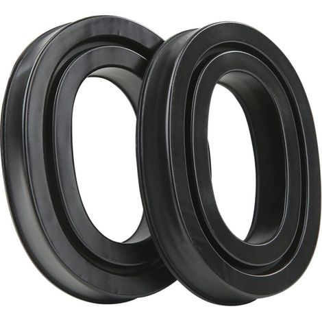 Coussinets d'oreille en gel pour casques 3M Peltor X1A-X5A, coussinets d'oreille en gel rafraîchissant pour PROHEAR 037/033, ZOHAN EM042/033, TAC 100/300/500, Peltor 7004 avec coque arrière étanche (1/4)