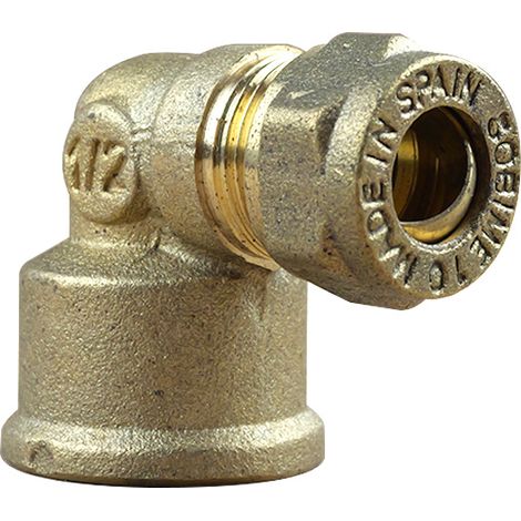 Coude bicone 1/2" (15/21) Femelle - Cuivre Ø10 - Arcanaute (1/3)