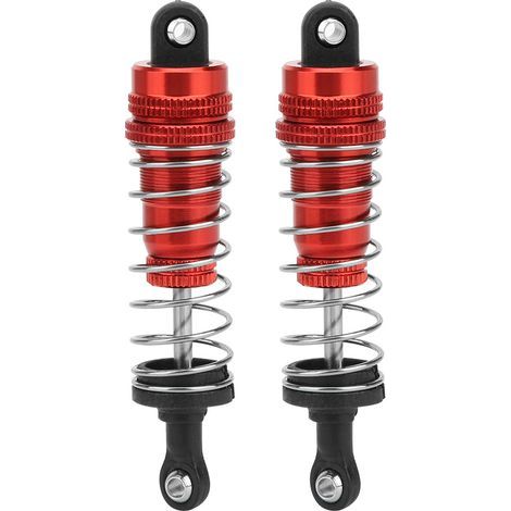 2 Pièces Amortisseurs en Alliage d'Aluminium A580018 pour WLtoys A959 Voiture RC 1/18 - Bleu Foncé (1/5)