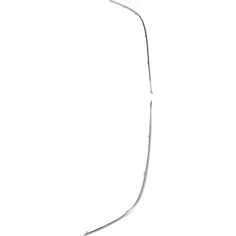Paar verchromte Zierleisten für die vordere Stoßstange (Teilenummer 2208850674), stilvoller und schützender Ersatz für Mercedes-Benz S-Klasse W221 S350 Basismodell (1/5)