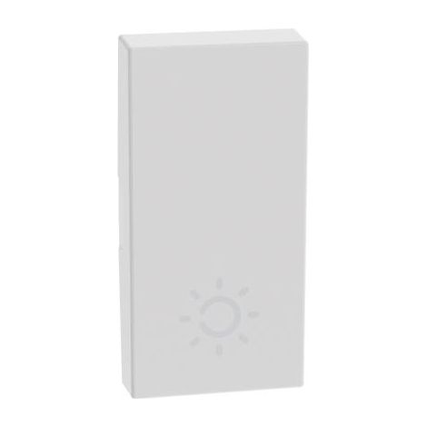 Copritasto con simbolo lampada per comandi basculanti Bticino MatixGo JW4915A BIANCO