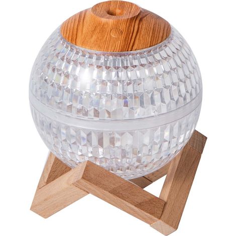 Diffuseur d'huiles essentielles USB avec veilleuse colorée et boule de cristal, humidificateur 2 en 1 silencieux pour la maison, accès anticipé en cadeau (1/5)