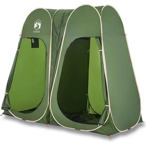 Tente d'intimité verte, imperméable et rétractable