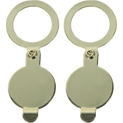 Lot de 2 cache-jonction en cuivre pour appartements (1/4)