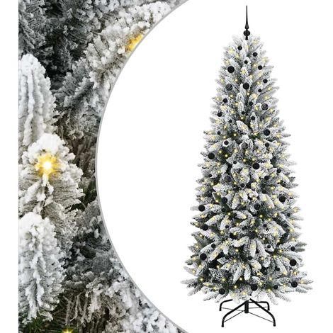 Albero di Natale Albero natalizio Albero festivo artificiale con 300 LED Bianco 240 cm (1/5)