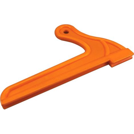 Orange A Poignée de sécurité pour le travail du bois, tige de poussée, scie à panneaux, scie circulaire, scie à ruban, raboteuse, raboteuse de surface, raboteuse à pression, poussoir, alimentateur (1/5)