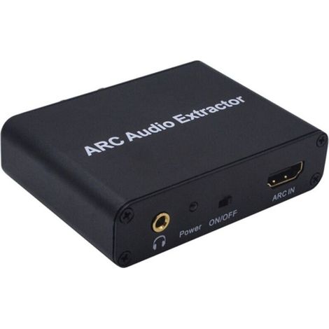 Convertisseur HDMI ARC vers RCA, SPDIF Toslink et stéréo, adaptateur audio optique/coaxial, décodeur pour home cinéma