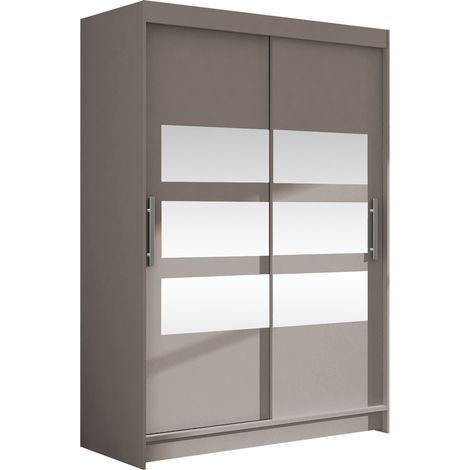 Armario Closico Pacron V, Cachemira, 200x120x58cm, Puertas de armario: Correderas, Número de estantes: 5