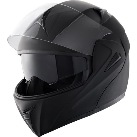 Casque Moto Street ABS Haute Densité, Bluetooth Intégré, Écran Interchangeable, Homologué DOT, Confortable pour Adulte et Jeune (1/5)
